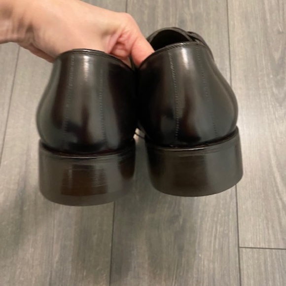 Tom Ford Elkan Evening Wholecut Brown Leather Oxford Shoes Size 11 - Picture 6 of 16